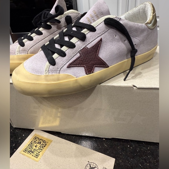 Brand new authentic golden goose in lilac suede in size 36 - Picture 1 of 9